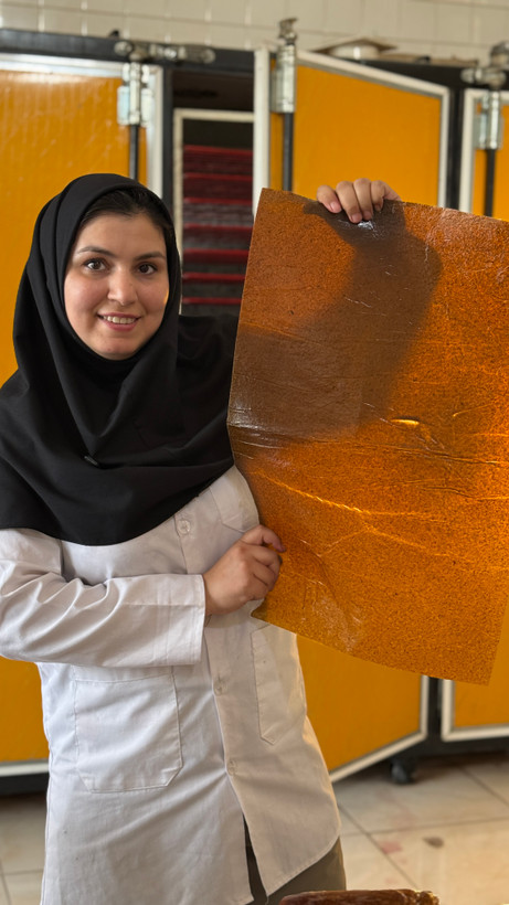 لواشک گوجه سبز نمکی