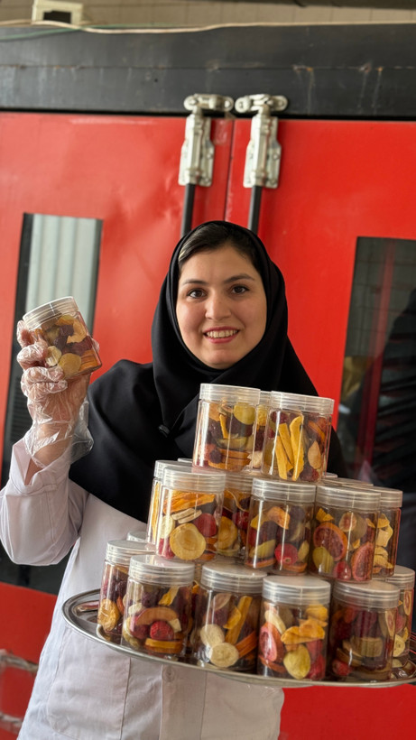 میوه پفکی مخلوط