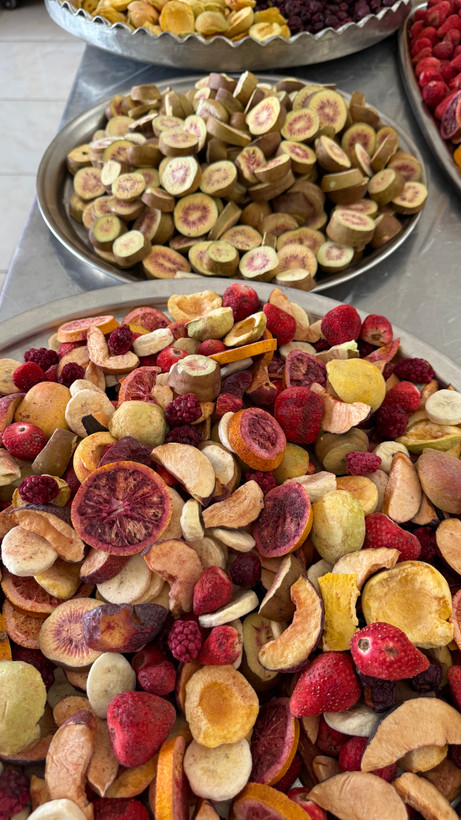 میوه پفکی مخلوط